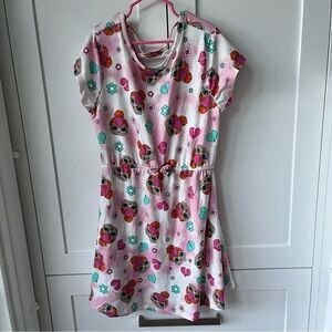 L.O.L Pink Kids Dress with Fun Print size L 10-12